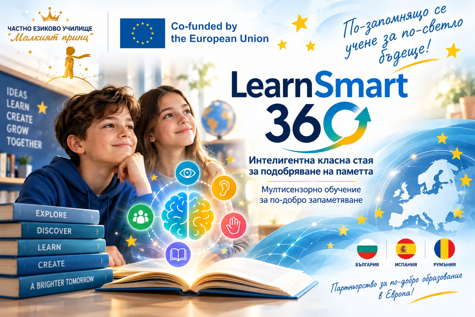 LearnSmart 360 – интелигентна класна стая за по-добро учене и запаметяване